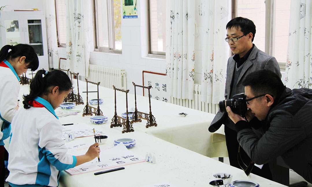 长寿常州书法教育微网站开发案例